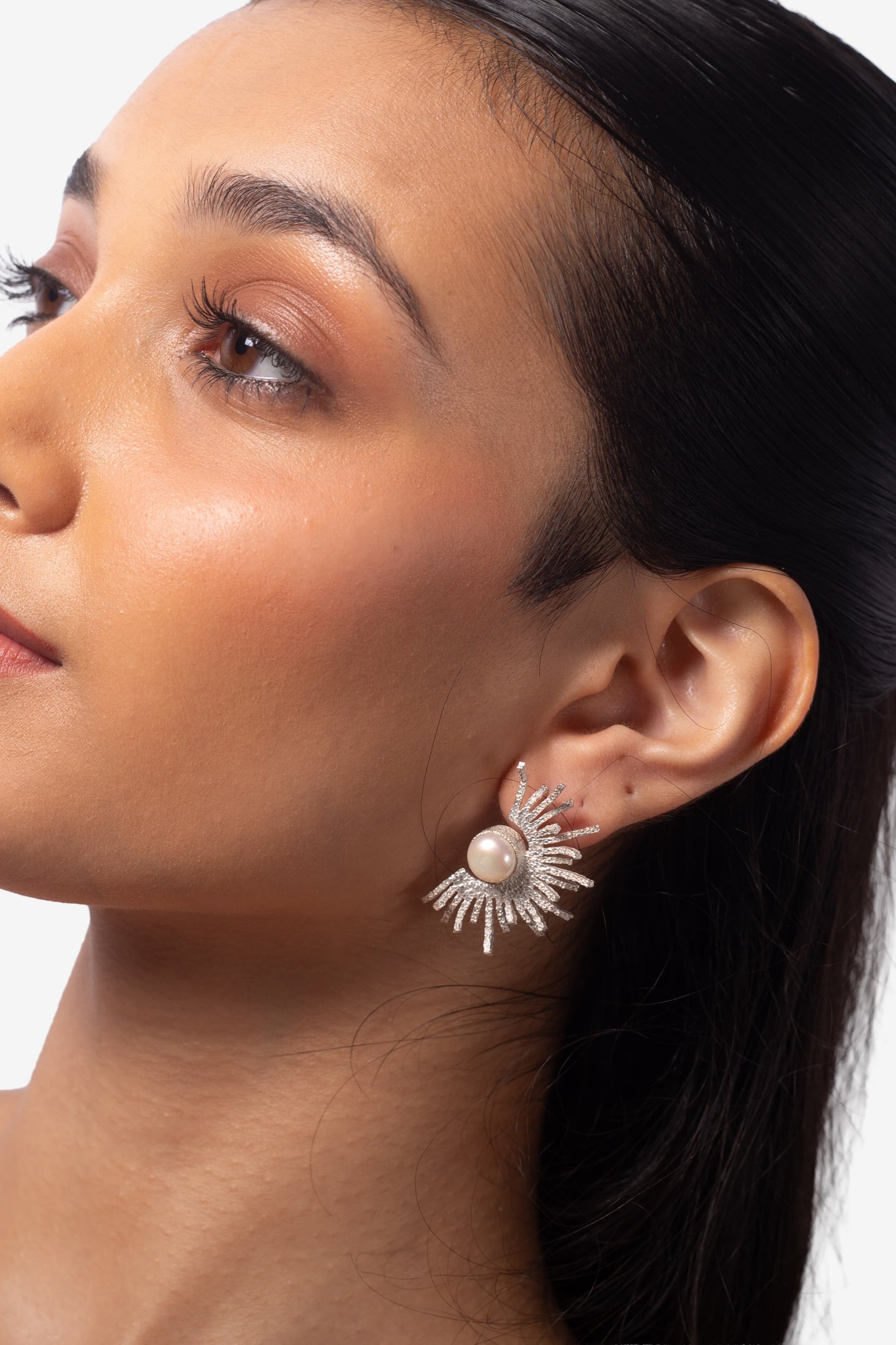 Date Me Later Studs - Silver – Earrings from Bauble Bazaar