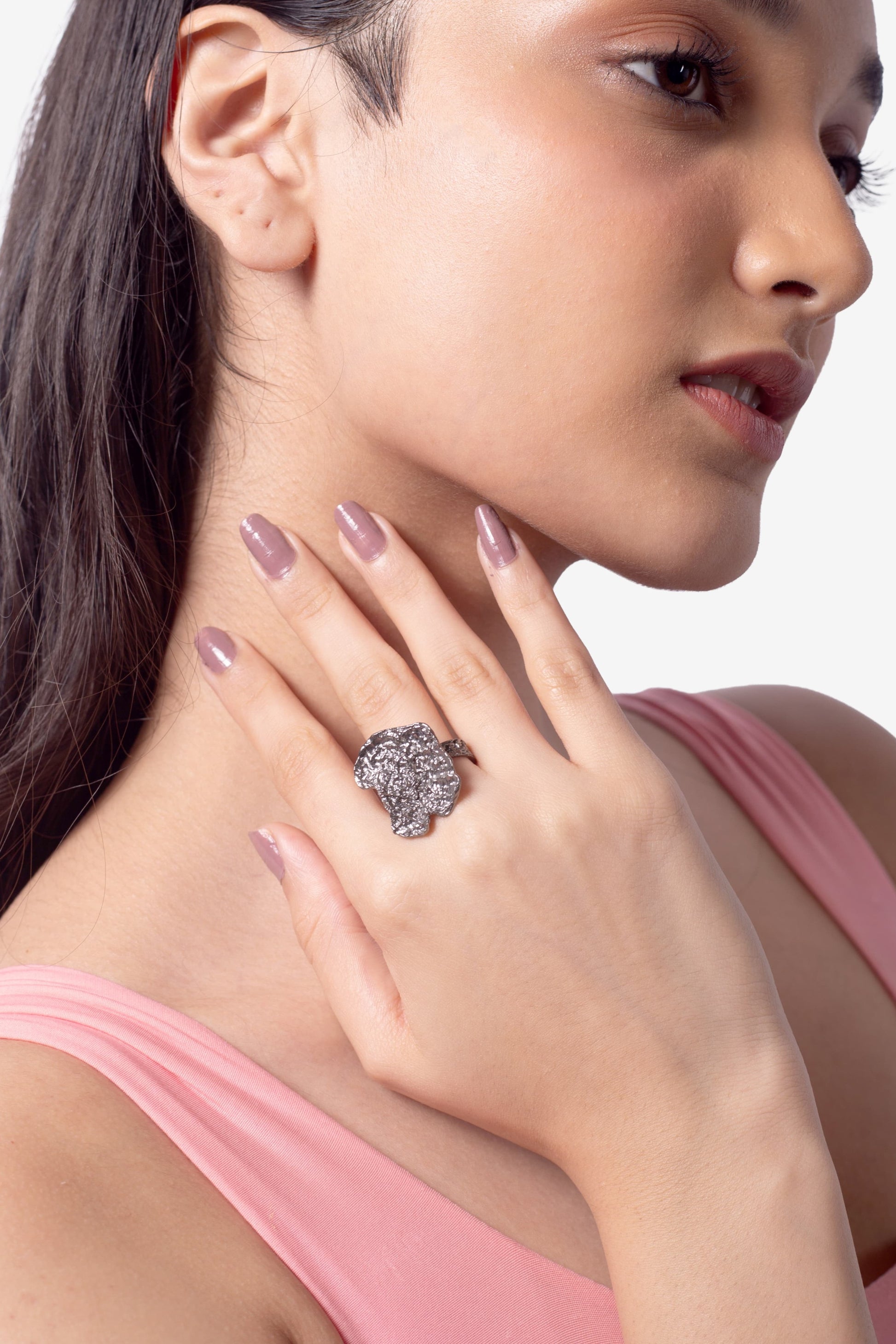First Move Ring - Black – Rings from Bauble Bazaar