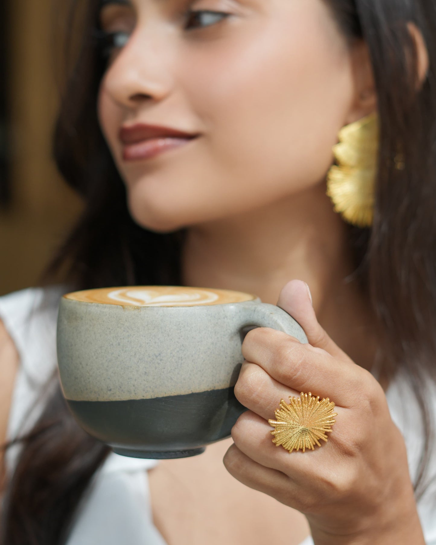 Date Me Now Ring - Gold – Rings from Bauble Bazaar