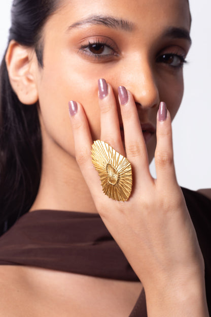 The 11 PM Ring- Gold