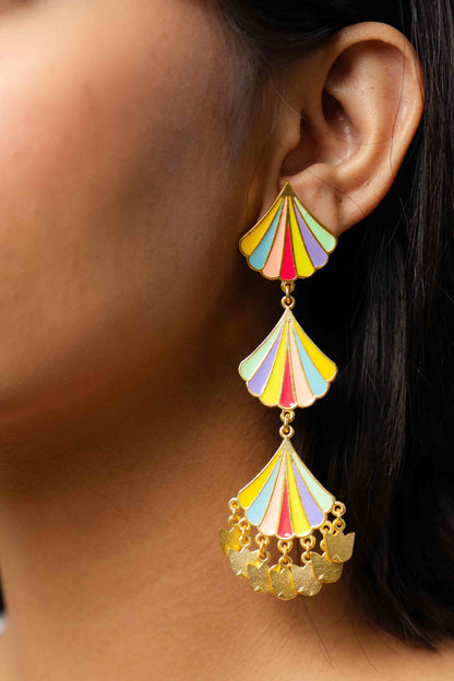 Seashell Medley Statement Danglers