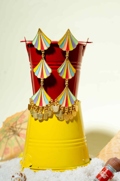 Seashell Medley Statement Danglers