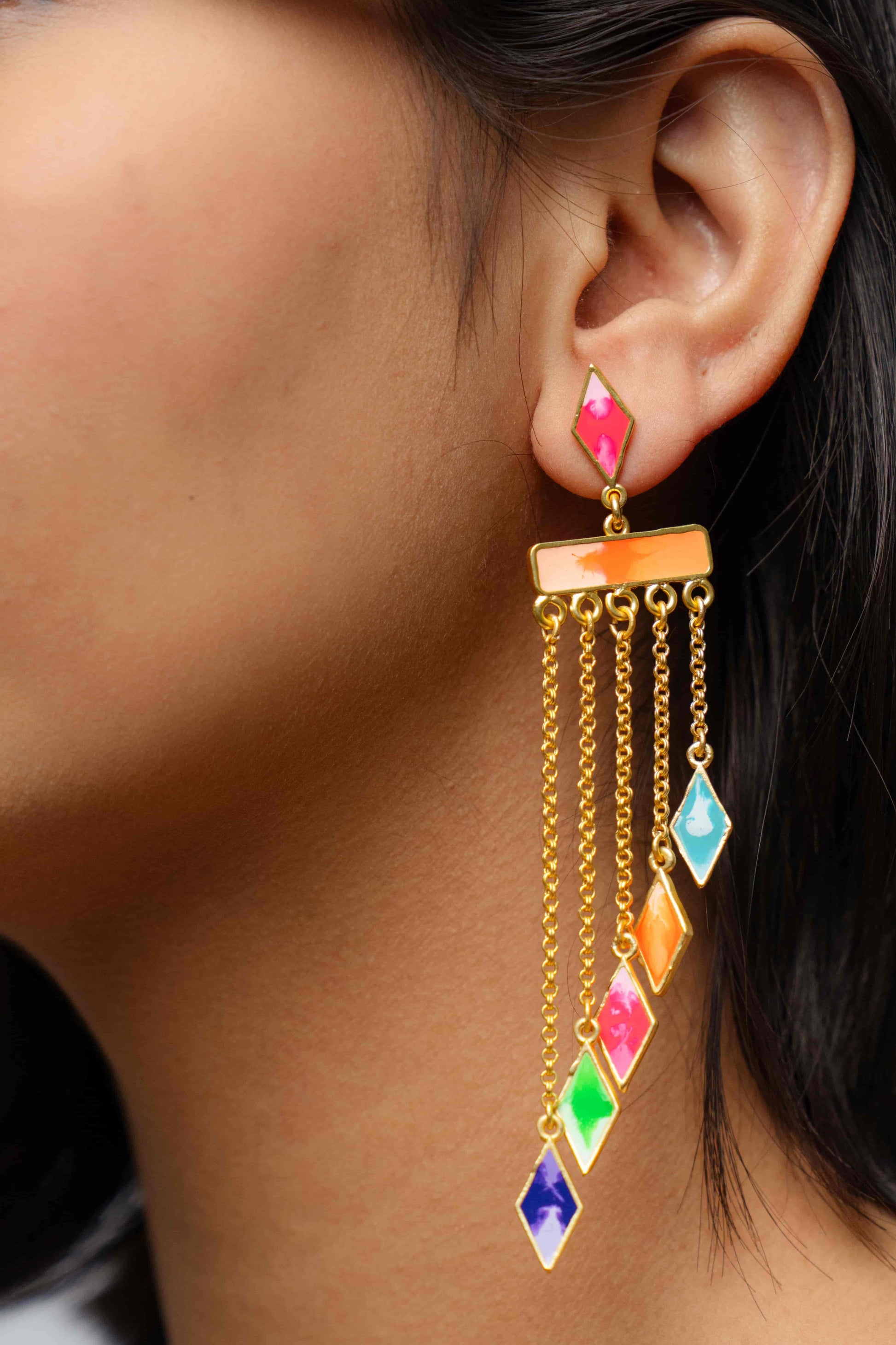 Sevana Tropic Tassels – Earrings from Bauble Bazaar