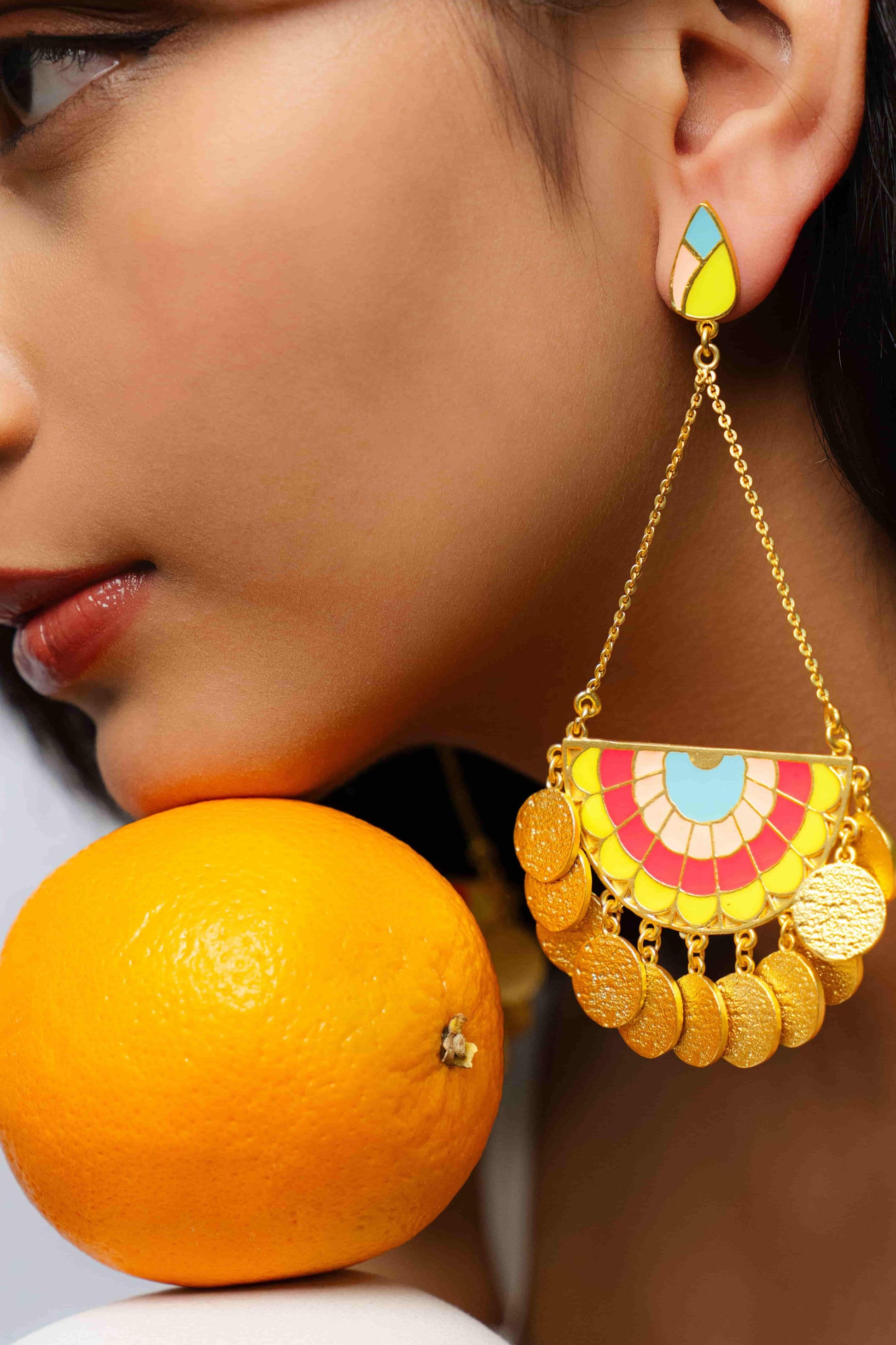 Ocean Horizon Dangler Bali Earrings – Earrings from Bauble Bazaar