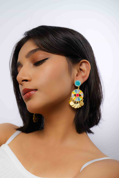 Tropical Bloom Chandeliers – Earrings from Bauble Bazaar