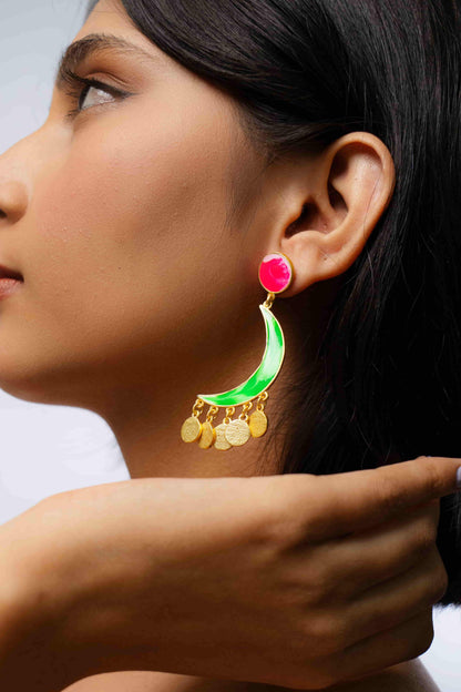 Lagoon Teardrops – Earrings from Bauble Bazaar