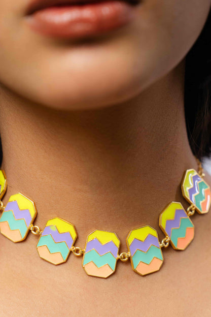 Azure Wave Chain – Necklace from Bauble Bazaar