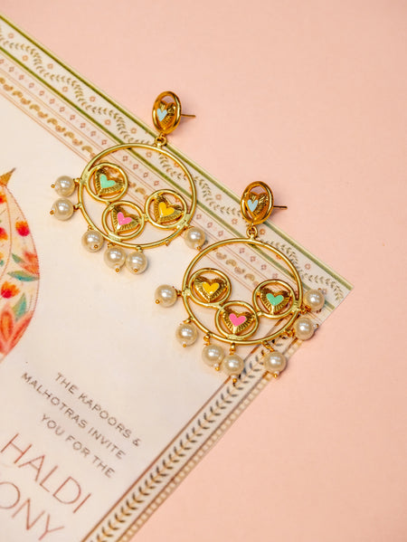 Cross My Heart Earrings - Image 1