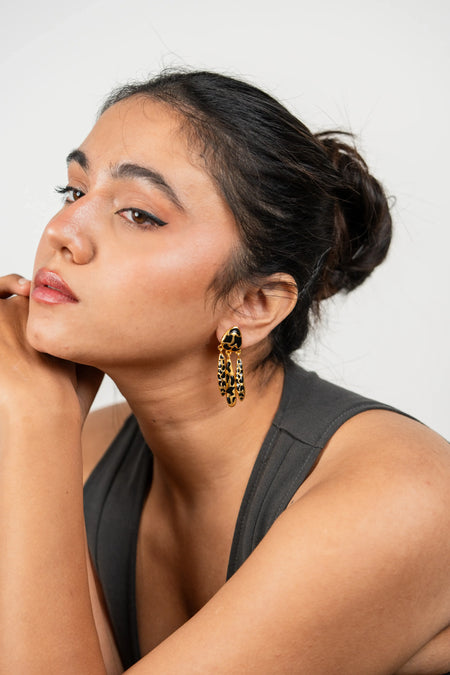 Silent Roar Dangler Earrings--4--image