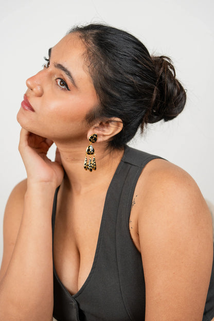 Nine Lives Dangler Earrings