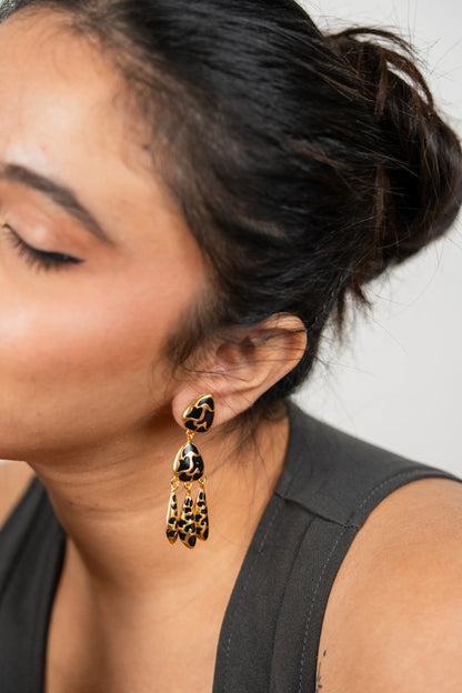 Nine Lives Dangler Earrings