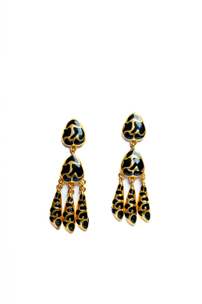 Nine Lives Dangler Earrings