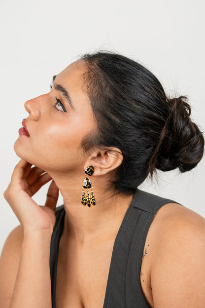 Nine Lives Dangler Earrings