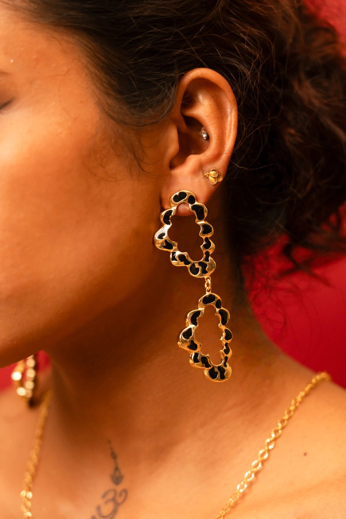 Wild Mark Drop Earrings