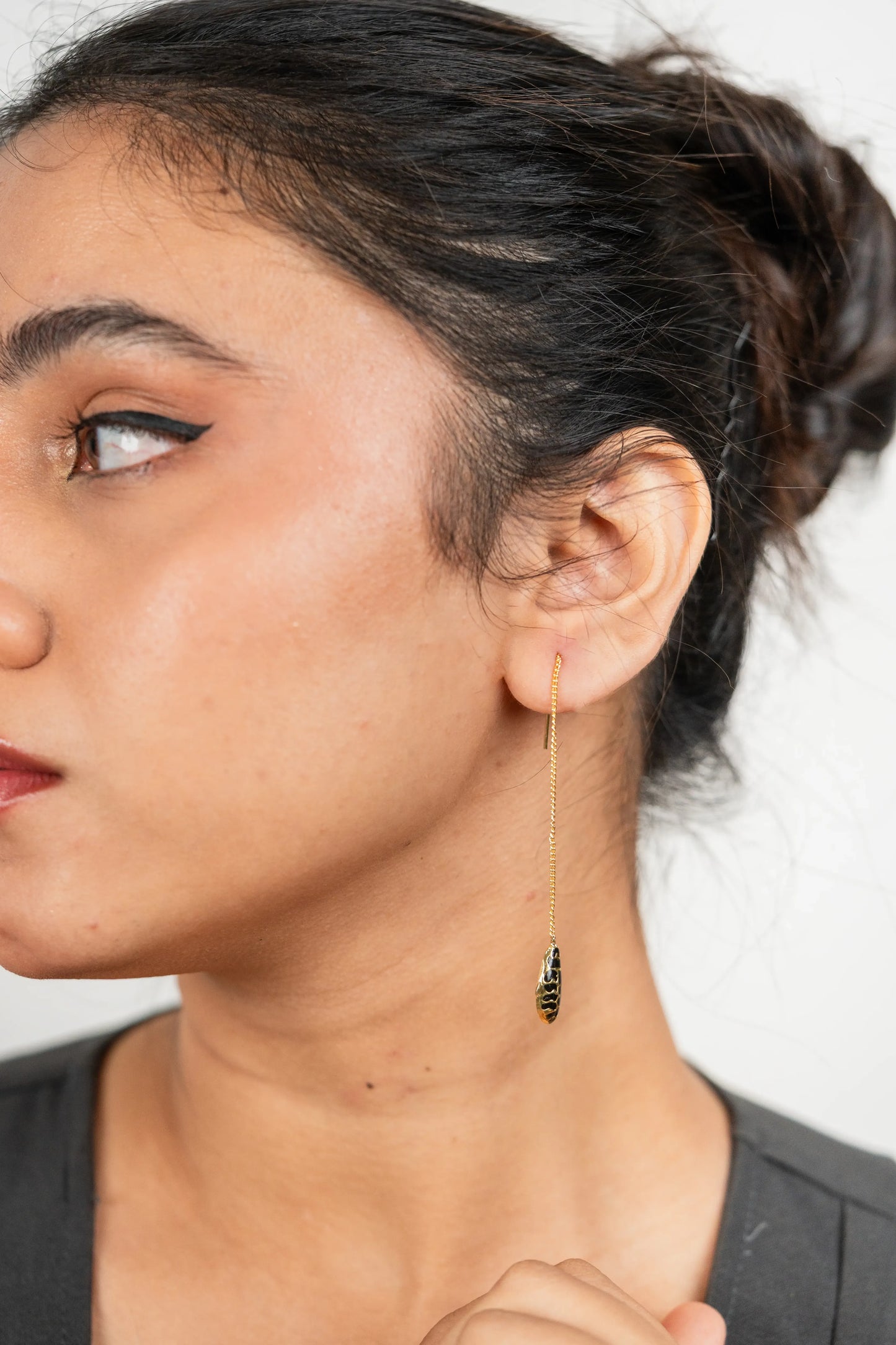 Claw in Chain Earrings