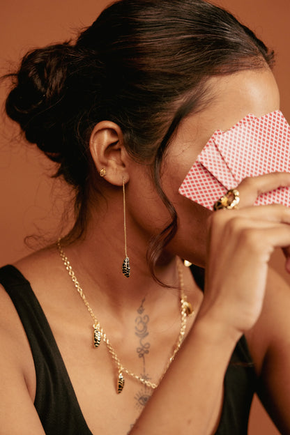 Claw in Chain Earrings