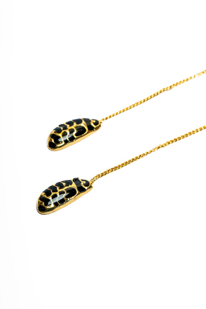 Claw in Chain Earrings