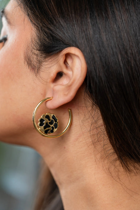 Wild Beat Hoop Earrings--1--image