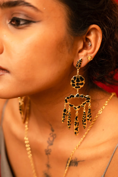 Sassy Scratch Statement Earrings