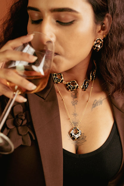 Fierce Eyes Choker Necklace