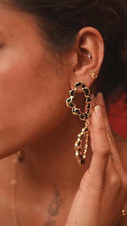 Wild Mark Drop Earrings