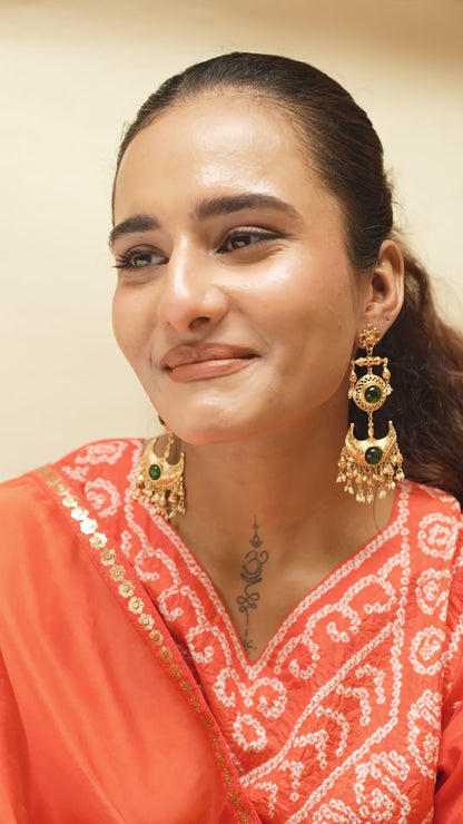 Taal Mandir Jhumar Earrings