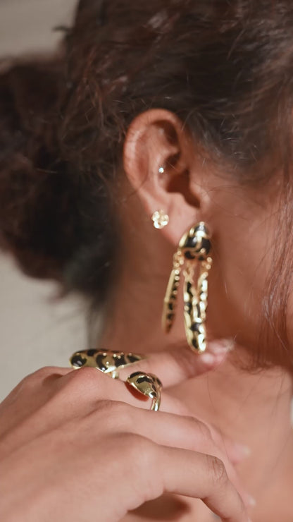 Silent Roar Dangler Earrings