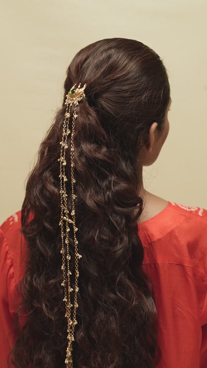 Shringaar Rekha Kesh Drop ( Hair Choti)
