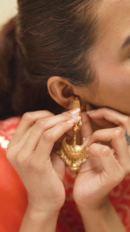 Nritya Rekha Drop Earrings