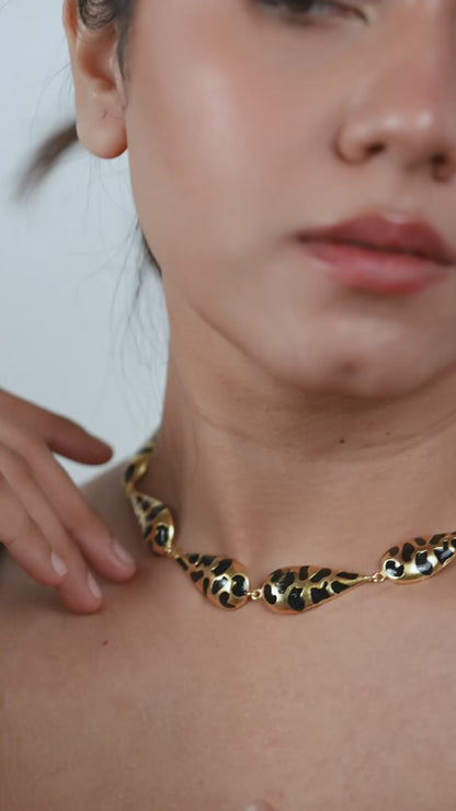 Cat Walk Glow Choker Necklace
