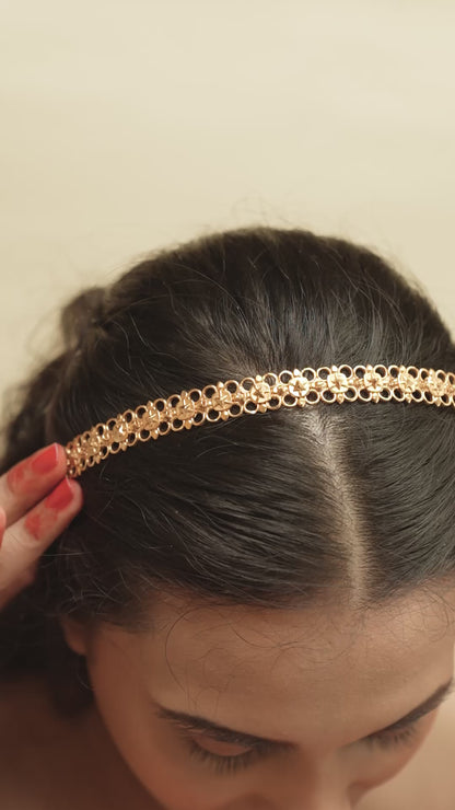 Alankaar Leher Headband